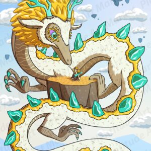 Link and the Light Dragon (8.5x11)