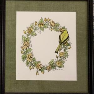 Nostalgic Garden Wreath by Rickie Long