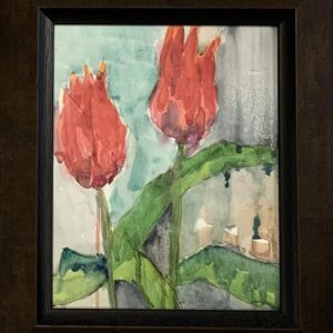 Red Tulips by Dianna Porter