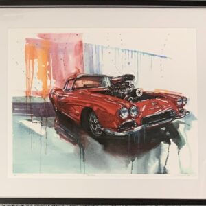 Big Red Limited-edition Print of watercolor original by Dianna Porter