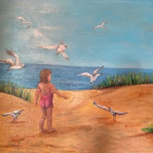 Girl and Gulls