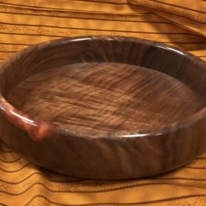 Medium Walnut and Resin Bowl