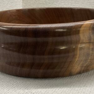 One of a kind, hand turned, walnut bowl.