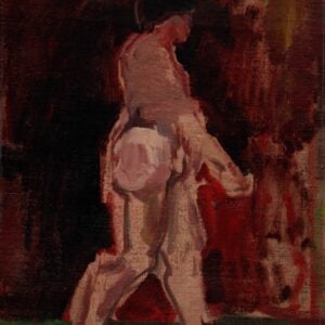 “Nude Walking” Oil on Canvas