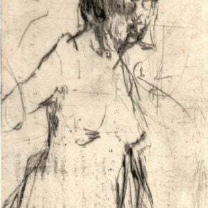 "Walking Figure" Lithograph on Paper