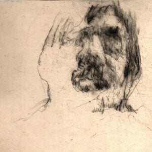 "Self Portrait" Lithograph on Paper