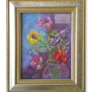 Brightly colored original floral