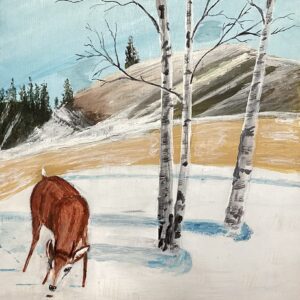 Winter Deer